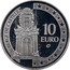 Malta 10 Euro Auberge de Castille 2008 Proof KM# 136 AUBERGE DE CASTILLE 10 EURO coin reverse