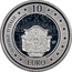 Malta 10 Euro Auberge D'Italie 2010 Proof KM# 140 AUBERGE D'ITALIE 10 EURO coin reverse