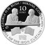 Malta 10 Euro The Bush-Gorbachev Malta Summit 2015 GEORGE H.W. BUSH - MIKHAIL GORBACHEV FALL OF THE IRON CURTAIN 10 EURO MALTA SUMMIT XII 1989 NGB coin reverse