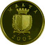 Malta 10 Liri Xprunara 2002 Prooflike KM# 119 MALTA 2002 coin obverse