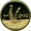 Malta 10 Pounds Maltese centaury 1974 KM# 26 LM10 1974 coin reverse