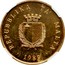 Malta 100 Liri 25th Anniversary of Independence 1989 KM# 89 REPUBLIKA TA' MALTA 1989 coin obverse