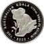 Australia 15 Dollars The Australian Koala 2000 P Proof THE AUSTRALIAN KOALA 1/10OZ. 9995 PLATINUM • 2000 • P coin reverse