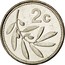Malta 2 Cents 2004 KM# 94 Reform Coinage 2 C coin reverse