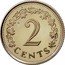 Malta 2 Cents Penthesilea 1972 Proof KM# 9 2 CENTS coin reverse