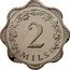 Malta 2 Mils (Maltese Cross) KM# 5 2 MILS coin reverse