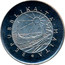 Malta 2 Pounds Guze Ellul Mercer 1976 KM# 40 REPUBBLIKA TA MALTA coin obverse