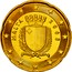 Malta 20 Euro Cent Maltese Coat of Arms 2008 KM# 129 MALTA 2008 REPUBBLIKA TA' MALTA coin obverse