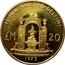 Malta 20 Pounds Dolphins Fountain 1973 KM# 22 IL FUNTANA TAD-DELFINI LM 20 1973 coin reverse
