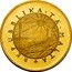Malta 20 Pounds Fresh water crab - New arms 1975 KM# 37 REPUBBLIKA TA MALTA coin obverse