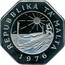 Malta 25 Cents 1st Anniversary of Republic 1976 FM (M) KM# 29b REPUBBLIKA TA' MALTA 1976 coin obverse