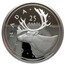 Canada 25 Cents 50th Anniversary of the Coronation of Queen Elizabeth II 1952-2002 Proof KM# 448a CANADA 25 CENTS H coin reverse