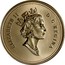 Canada 25 Cents Elizabeth II (3rd portrait) 1996 Proof KM# 184a ELIZABETH II D ∙ G ∙ REGINA coin obverse