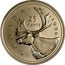 Canada 25 Cents Elizabeth II (3rd portrait) 1996 Proof KM# 184a CANADA 25 CENTS coin reverse