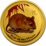 Australia 25 Dollars Year of the Mouse - Coloured 2008 P MS-BU YEAR OF THE MOUSE P coin reverse