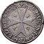 Malta 3 Tari (Antoine de Paule) KM# 47 SVB HOC SIGNO MILITAMVS 1635 coin reverse