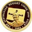 Australia 4 Dollars Eureka Stockade 2004 THE AUSTRALIAN NUGGET 1/25 OZ. 9999 GOLD 2004 coin reverse