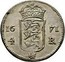 Estonia 4 Ore Carl XI 1671 KM# 41 16 - 71 4 - R coin reverse