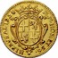 Malta 4 Zecchini Antonio Manoel de Vilhena 1725 KM# 185 M∙M∙HOSP:ET S∙S∙ HIERVSAL:1725 coin reverse