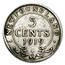 Canada 5 Cents Newfoundland George V 1919 C KM# 13 ∙ NEWFOUNDLAND ∙ 5 CENTS DATE coin reverse