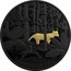Australia 5 Dollars Echoes of Australian Fauna - Tasmanian Tiger 2019 TASMANIAN TIGER coin reverse