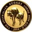 Australia 5 Dollars Kangaroos (Jumping) 2004 Proof THE AUSTRALIAN NUGGET 1/20 OZ. 9999 GOLD • 2004 • coin reverse