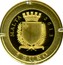 Malta 5 Euro Smallest Gold Coin in the World - The Picciolo 2013 Proof KM# 155 MALTA 2013 REPUBBLIKA TA' MALTA 5 EURO coin obverse
