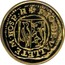 Malta 5 Euro Smallest Gold Coin in the World - The Picciolo 2013 Proof KM# 155 F IO DE VALLETE MHOSP H coin reverse