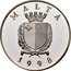 Malta 5 Liri 200th Anniversaru of the Anti-French Revolution 1998 Proof KM# 112 MALTA 1998 coin obverse