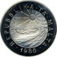 Malta 5 Liri Knight of Malta 1986 Prooflike KM# 84 REPUBBLIKA TA MALTA coin obverse