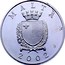 Malta 5 Liri Nicolo Isouard 2002 Proof KM# 118 MALTA 2002 coin obverse