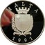 Malta 5 Liri Save the Childrens Fund 1991 Proof KM# 92 MALTA 1991 coin obverse