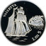 Malta 5 Liri Valletta 1994 Proof KM# 108 VALLETTA LM 5 coin reverse