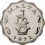 Malta 5 Mils Eastern Lampstand 1972 Proof KM# 7 MALTA 1972 coin obverse