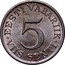 Estonia 5 Senti 1931 KM# 11 Reform Coinage EESTI VABARIIK 5 VIIS SENTI coin reverse