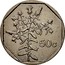 Malta 50 Cents 1991 KM# 98 Reform Coinage 50 C coin reverse