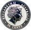 Australia 50 Cents Year of the Rooster - Colored 2005 Proof KM# 791a ELIZABETH II AUSTRALIA 50 CENTS IRB coin obverse