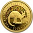 Australia 50 Dollars Kangaroo (Colored) 2005 P THE AUSTRALIAN NUGGET 1/2 OZ. 9999 GOLD 2005 coin reverse