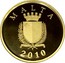 Malta 50 Euro Auberge D'Italie 2010 Proof KM# 141 AUBERGE D'ITALIE 50 EURO coin reverse