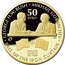 Malta 50 Euro The Bush-Gorbachev Malta Summit 2015 GEORGE H.W. BUSH - MIKHAIL GORBACHEV FALL OF THE IRON CURTAIN MALTA SUMMIT XII 1989 50 EURO NGB coin reverse