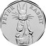 UK 50 Pence Peter Rabbit 2019 BU PETER RABBIT TM coin reverse
