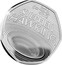 UK 50 Pence Stephen Hawking. Piedfort 2019 Proof S=kc^3 A / 4ℏG STEPHEN HAWKING coin reverse