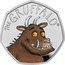 UK 50 Pence The Gruffalo (Colored) 2019 Proof THE GRUFFALO® coin reverse