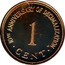 Malta Cent 10th Anniversary of Decimalization 1982 FM (U) KM# 57 10TH ANNIVERSARY OF DECIMALIZATION 1 CENT coin reverse