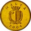 Malta Cent 2004 KM# 93 Reform Coinage MALTA REPUBLIKA TA'MALTA 2007 coin obverse
