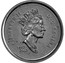 Canada Cent Elizabeth II Golden Jubilee 1952-2002 P Proof KM# 445a ELIZABETH II D∙G∙REGINA 1952-2002 coin obverse