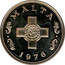 Malta Cent George Cross 1976 (M) KM# 8 MALTA 1972 coin obverse
