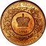 Canada Cent Victoria 1861 KM# 8.1 ONE CENT NOVA SCOTIA coin reverse