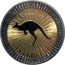 Australia Dollar Kangaroo (Gilted) 2016 P AUSTRALIAN KANGAROO 2016 1 OZ 9999 SILVER coin reverse
