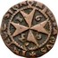Malta Grano (Adrien de Wignacourt) KM# 124 IN HOC SIGNO MILITAMVS 1693 coin reverse